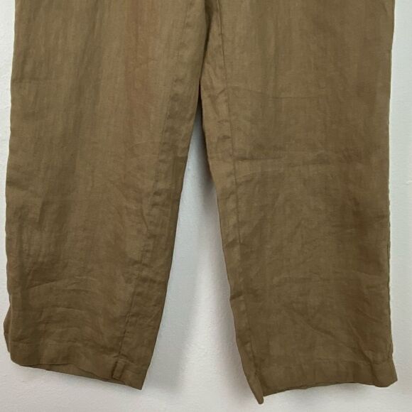 Linen Club Room Luxury Women’s Tan Adjustable Waist Pockets Contemporary Size L - Picture 8 of 11